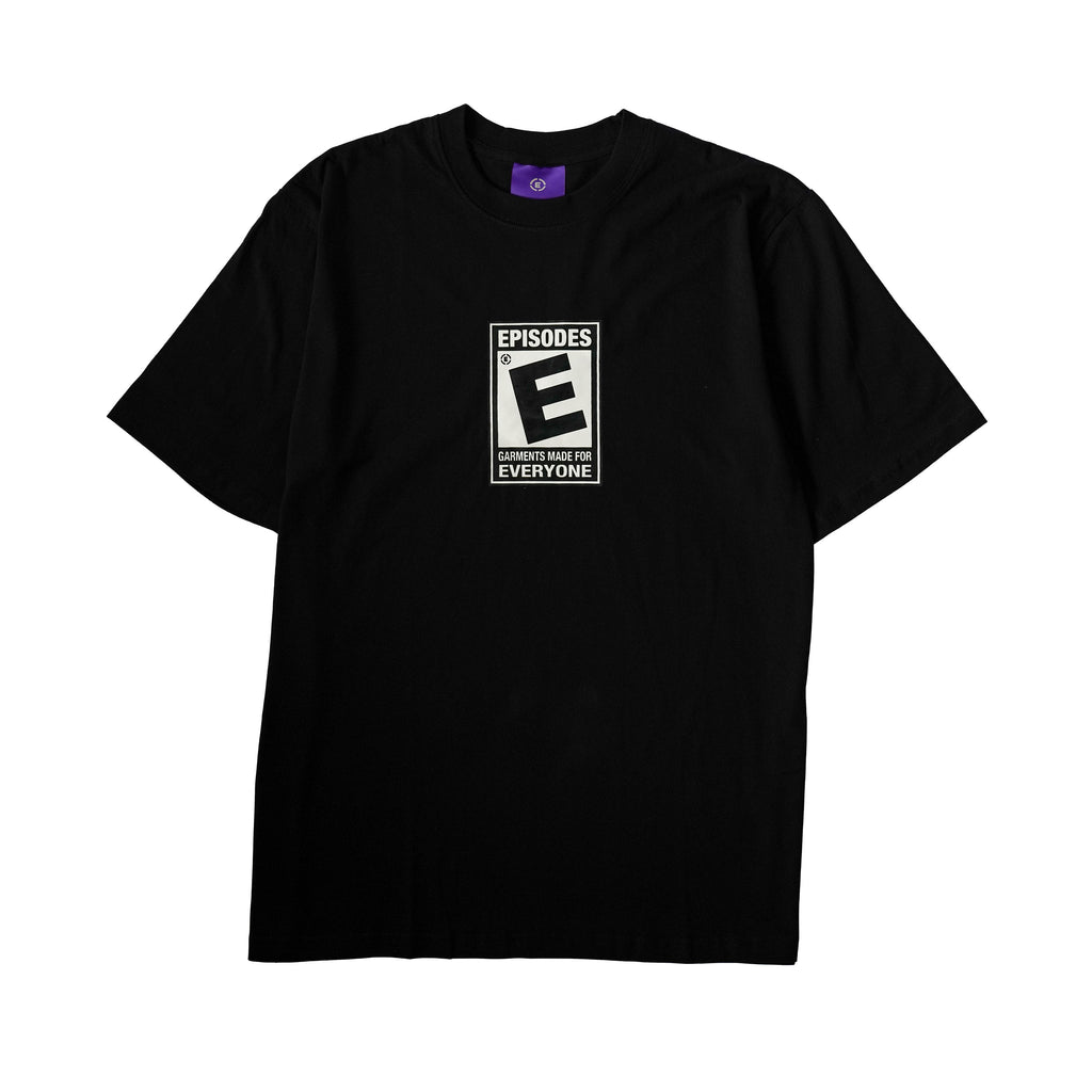 ‘RATED E FOR EVERYONE’ TEE